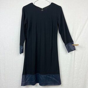 Reiss‎ Knee Length Sheath Dress Womens 2 Professional Academia Minimalist Goth